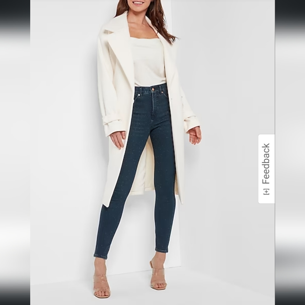 NWT Skinny High-Rise Sparkle Jeans SOLD OUT!